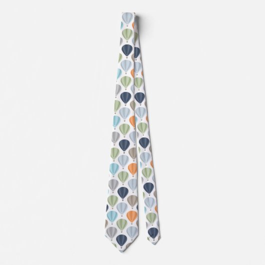 OH steigt Heißluft Muster im Ballon auf Krawatte (Vorderseite)