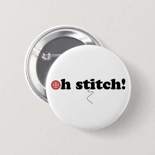 oh Stich! Button (Vorne & Hinten)