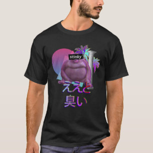 Oh Stinky Kackte Le Monke Ästhetik Vaporwave Me T-Shirt