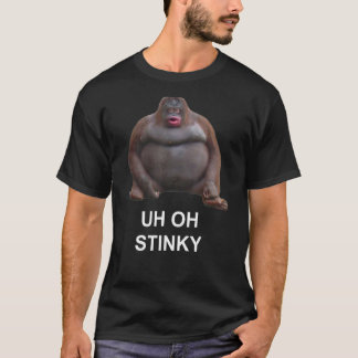 Oh Stinky Kackte Le Monke Meme T-Shirt