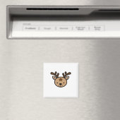 Oh süßer Hirsch Minimal Design Magnet (In Situ (Geschirrspüler))