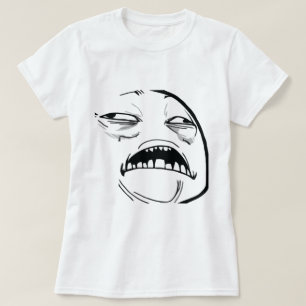 Oh süßer Jesus, der gutes Raserei-Gesicht Meme i T-Shirt