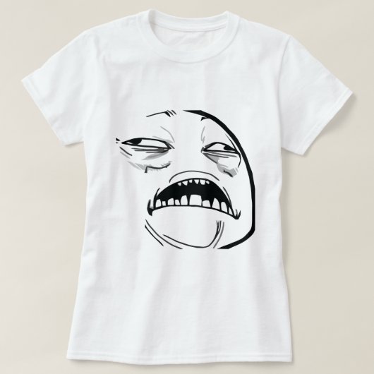 Oh süßer Jesus, der gutes Raserei-Gesicht Meme ist T-Shirt (Design vorne)
