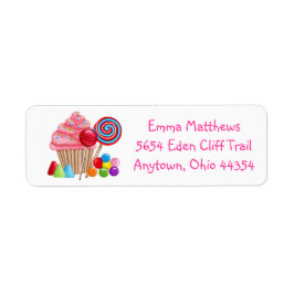 Oh Sweet Candyland Address Labels
