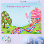 Oh Sweet Candyland Flyer / Letterhead (Einzeln)