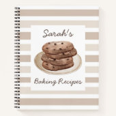 Oh Sweet | Keksgebäck Rezept Notizblock (Vorderseite)