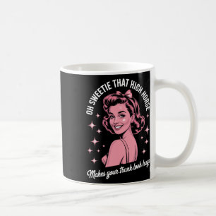 Oh, Sweetie, das hohe Pferd lässt Ihren Trunk auss Kaffeetasse