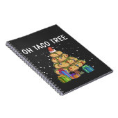 Oh, Taco Tree Funny mexikanisches Essen Ugy Weihna Notizblock (Rechte Seite)