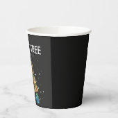 Oh, Taco Tree Funny mexikanisches Essen Ugy Weihna Pappbecher (Links)