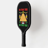 Oh Taco Tree Mexican Food Taco Lover Christmas Pickleball Schläger (Links)