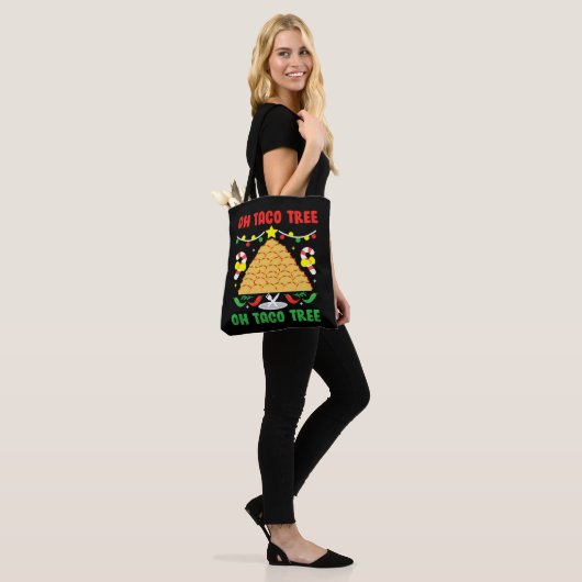 Oh Taco Tree Mexican Food Taco Lover Christmas Tasche (Am Model)