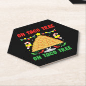 Oh Taco Tree Mexican Food Taco Lover Christmas Untersetzer (angewinkelt)