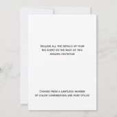 Oh, Texte der Heiligen Nacht Einladung (Rückseite)