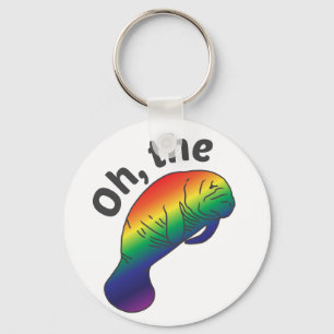 Oh the Hue Manatee Basic Keychain Schlüsselanhänger