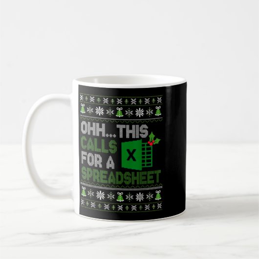 Oh This Calls For A Spreadsheet Christmas Excel  Kaffeetasse (Links)