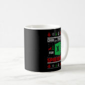 Oh This Calls For A Spreadsheet Christmas Sweater Kaffeetasse (VorderseiteRechts)