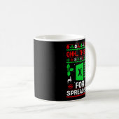 Oh This Calls For A Spreadsheet Christmas Sweater Kaffeetasse (VorderseiteRechts)
