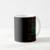 Oh This Calls For A Spreadsheet Christmas Sweater Kaffeetasse (VorderseiteRechts)