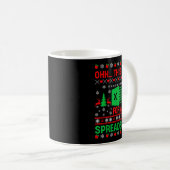 Oh This Calls For A Spreadsheet Christmas Sweater Kaffeetasse (VorderseiteRechts)