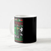 Oh This Calls For A Spreadsheet Christmas Sweater  Kaffeetasse (Vorderseite Links)