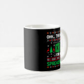 Oh This Calls For A Spreadsheet Christmas Sweater Kaffeetasse (VorderseiteRechts)