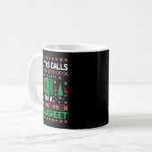 Oh This Calls For A Spreadsheet Christmas Sweater Kaffeetasse (Vorderseite Links)