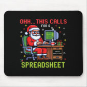 Oh This Calls For A Spreadsheet Christmas Sweater Mousepad (Vorne)