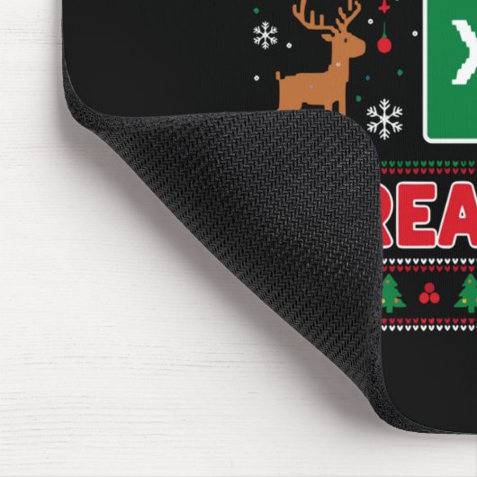 Oh This Calls For A Spreadsheet Christmas Sweater Mousepad (Ecke)