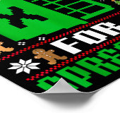 Oh This Calls For A Spreadsheet Christmas Sweater Poster (Ecke)