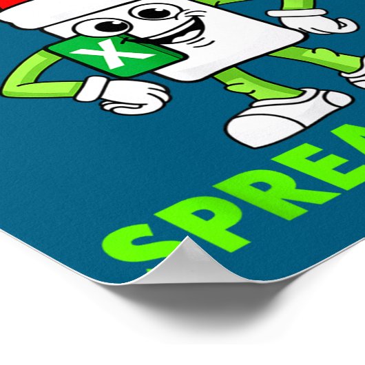 Oh This Calls For A Spreadsheet Excel Christmas Co Poster (Ecke)