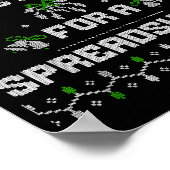 Oh This Calls For A Spreadsheet Ugly Christmas For Poster (Ecke)