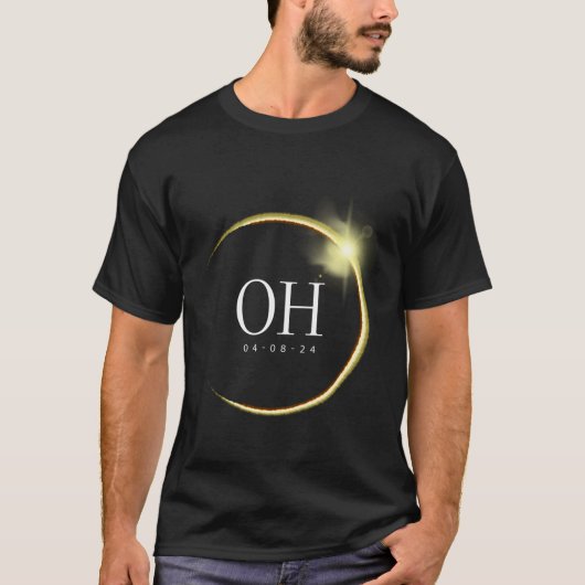 Oh Total Solar Eclipse 2024 T-Shirt (Vorderseite)