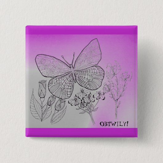 Oh übrigens i-Liebe Sie! - OBTWILY Knopf Button (Vorderseite)