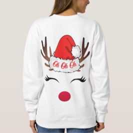 Oh, Ugly White Rentier Weihnachten Sweatshirt