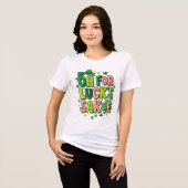 Oh Um Des Glückes Willen St Patricks Day Tri-Blend Shirt (Vorderseite voll)