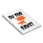 Oh um Fuchs herum! Funny Notizblock (Rechte Seite)