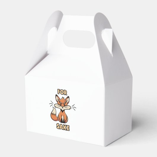 Oh um Fuchs herum Geschenkschachtel (Vorderseite)