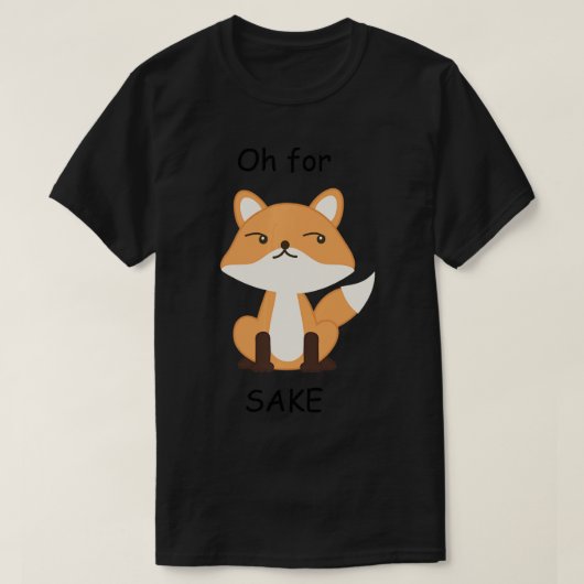 Oh, um Fuchs herum Langschläfer T-Shirt (Design vorne)