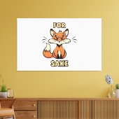Oh um Fuchs herum Leinwanddruck (Insitu (Wohnzimmer))