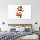 Oh um Fuchs herum Leinwanddruck (Insitu (Schlafzimmer))