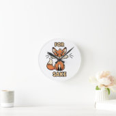 Oh um Fuchs herum Runde Wanduhr (Zuhause)