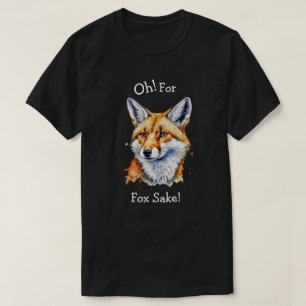 Oh, um Himmels willen! Lustige Wasserfarbe   T-Shirt