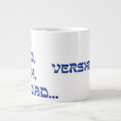 Oh, Vater… Jumbo-Tasse (Vorderseite)