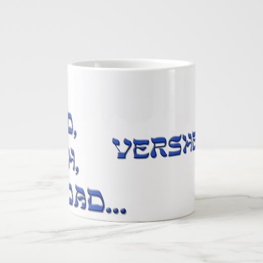 Oh, Vater… Jumbo-Tasse (Vorderseite)