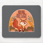 Oh verdammt noch mal Süßer und Lustiger Fuchs Mousepad (Vorne)
