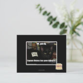 Oh, verdammt. postkarte (Stehend Vorderseite)