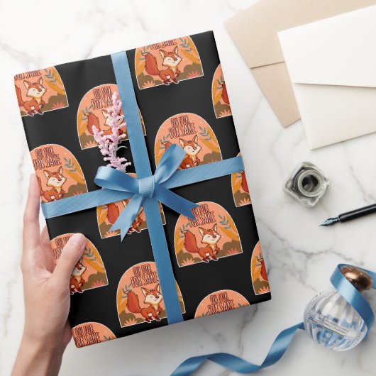 Oh verdammt süßer und lustiger Fuchs Geschenkpapier (Schenken)