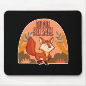 Oh verdammt süßer und lustiger Fuchs Mousepad (Vorne)