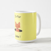 Oh verdammter Fuchs Kaffeetasse (VorderseiteRechts)