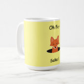 Oh verdammter Fuchs Kaffeetasse (Vorderseite Links)